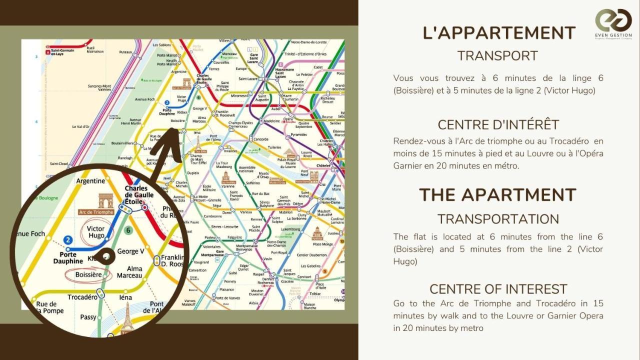 Appartement Luxueuses - Arc De Triomphe - Trocadero Parijs